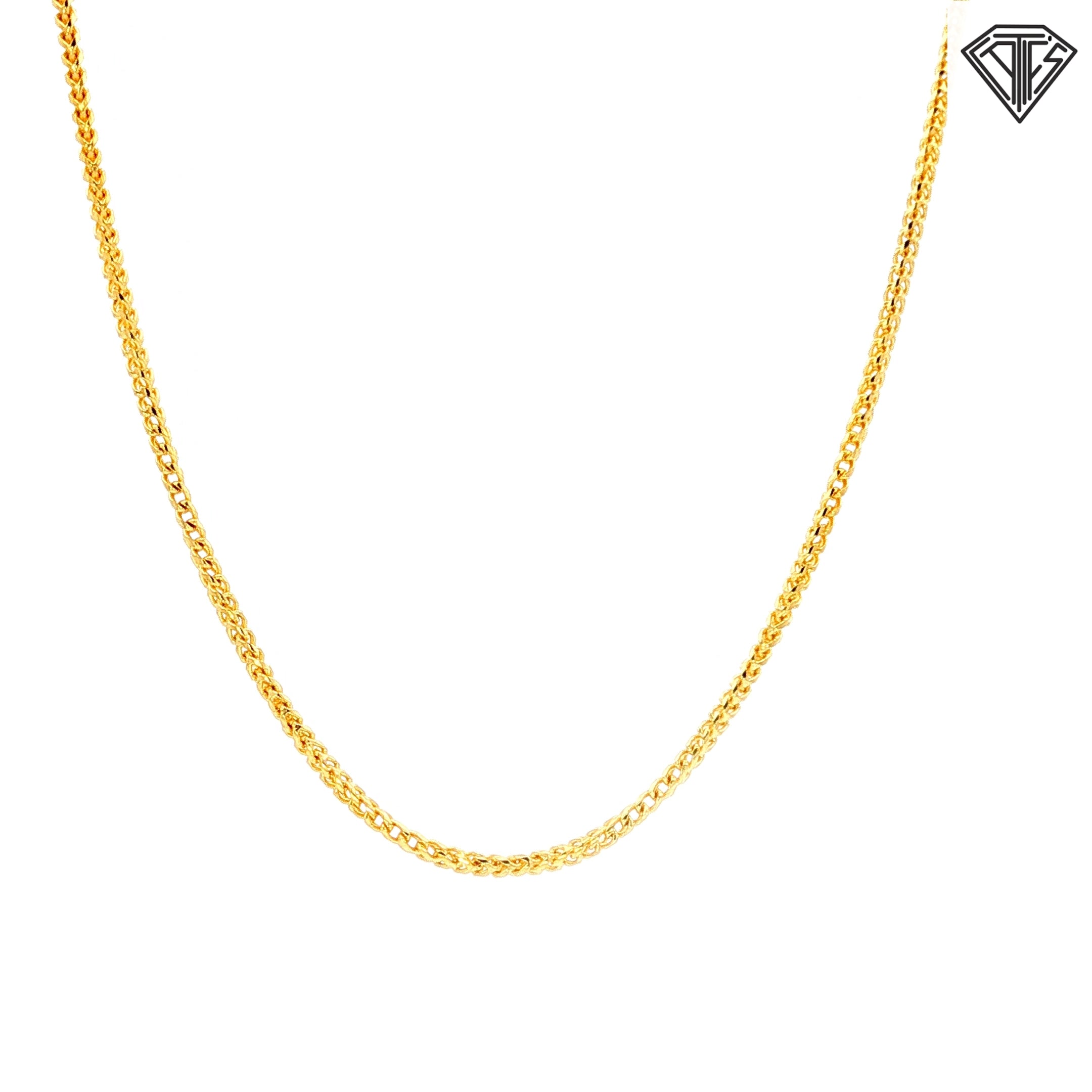 14k Yellow Gold Franco Necklace 18"inch 4.6 gram