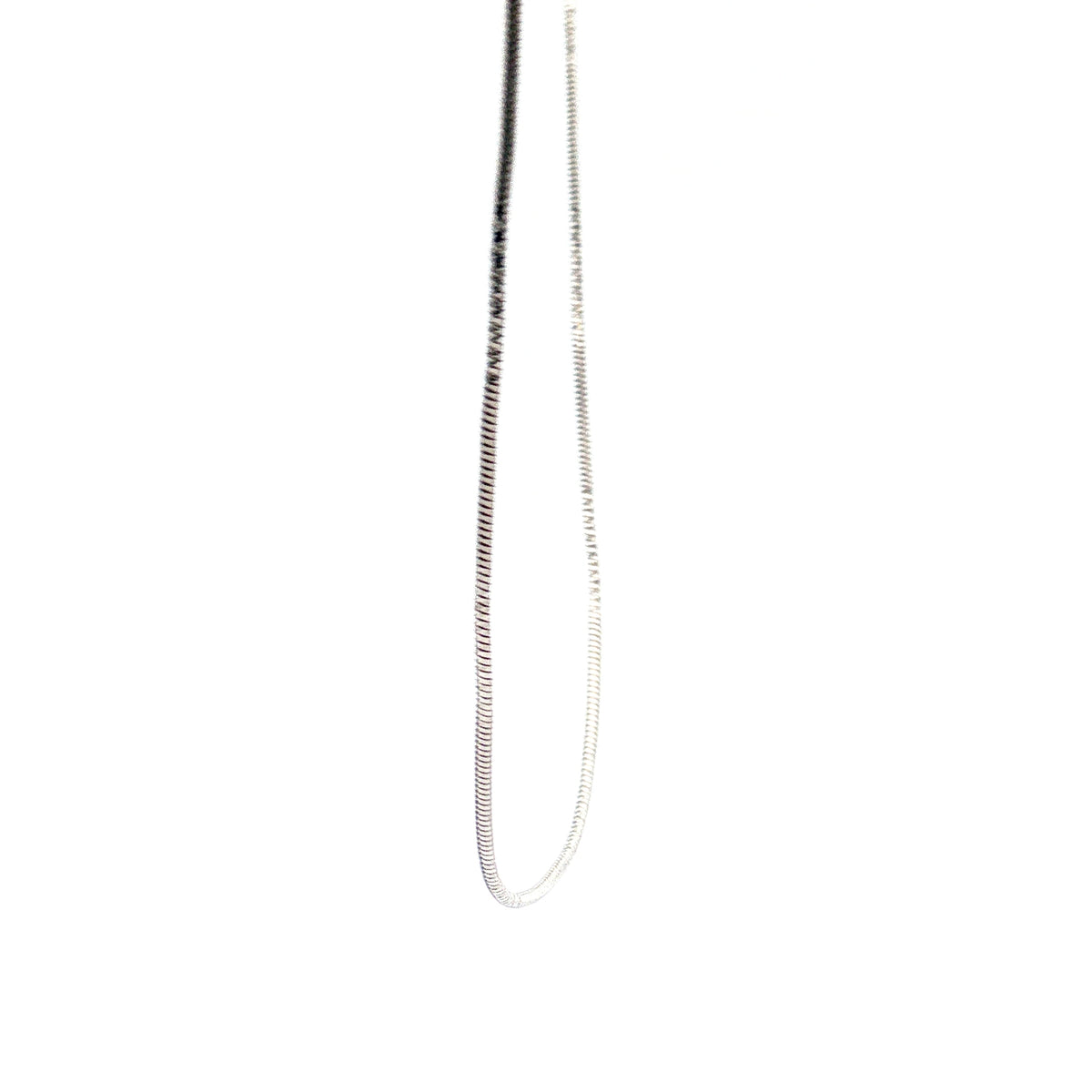 18k White Gold Snake Necklace 3.50 gram 16"