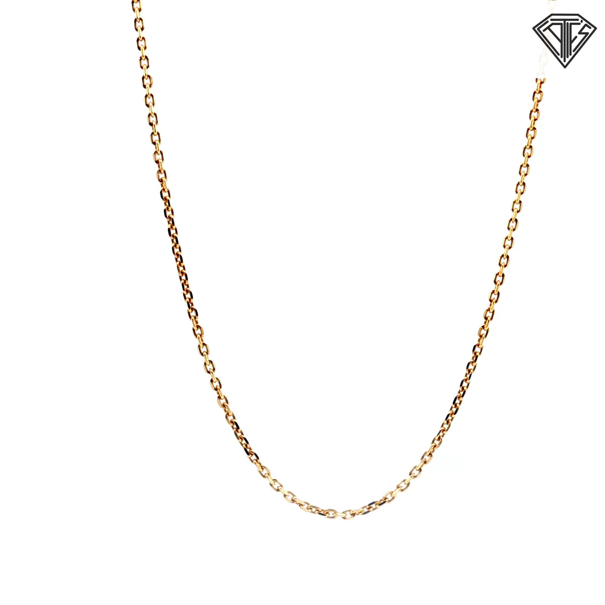14k Yellow Gold Twisted Necklace 2.40 gram 18"inch