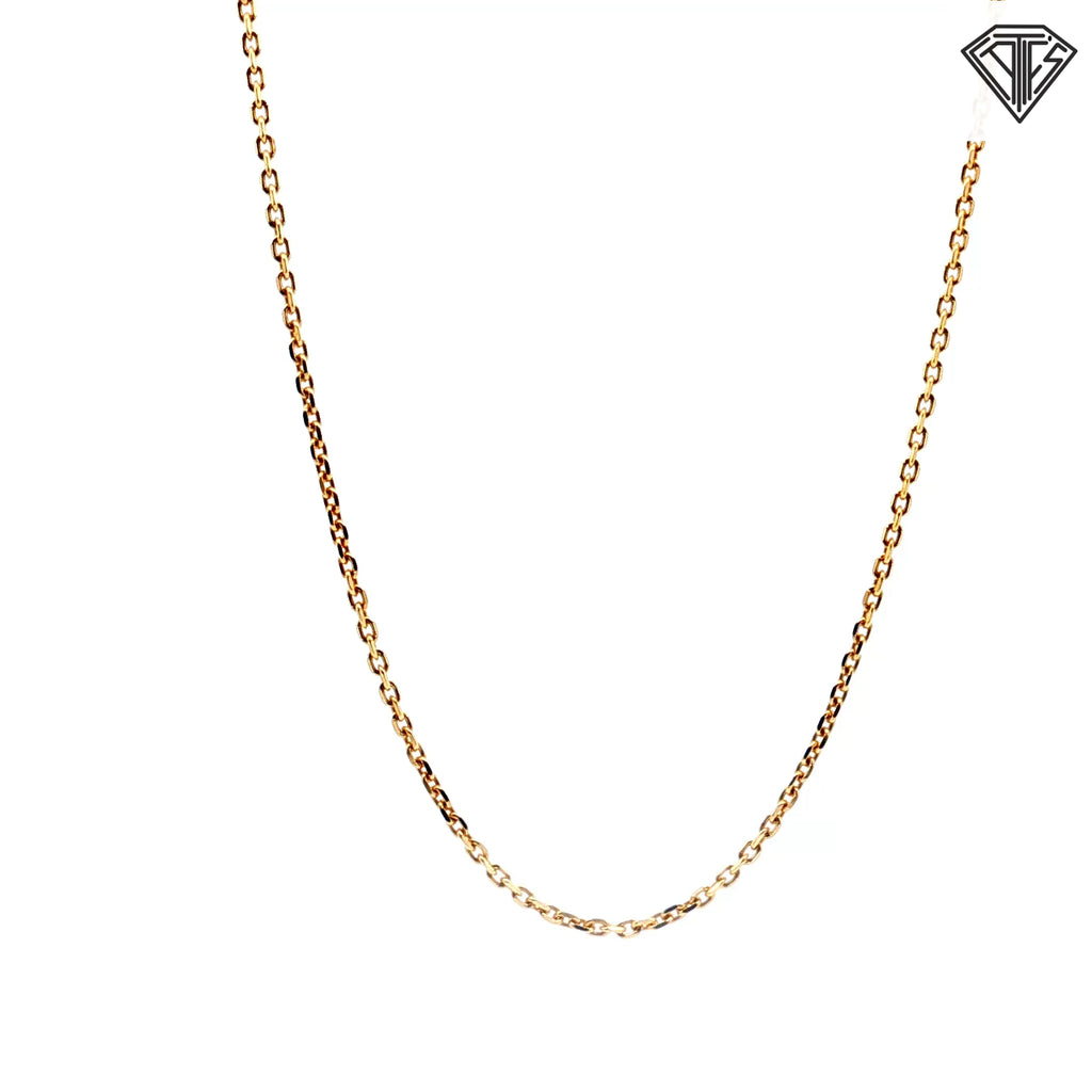 14k Yellow Gold Link Necklace 3.9 gram 16"inch
