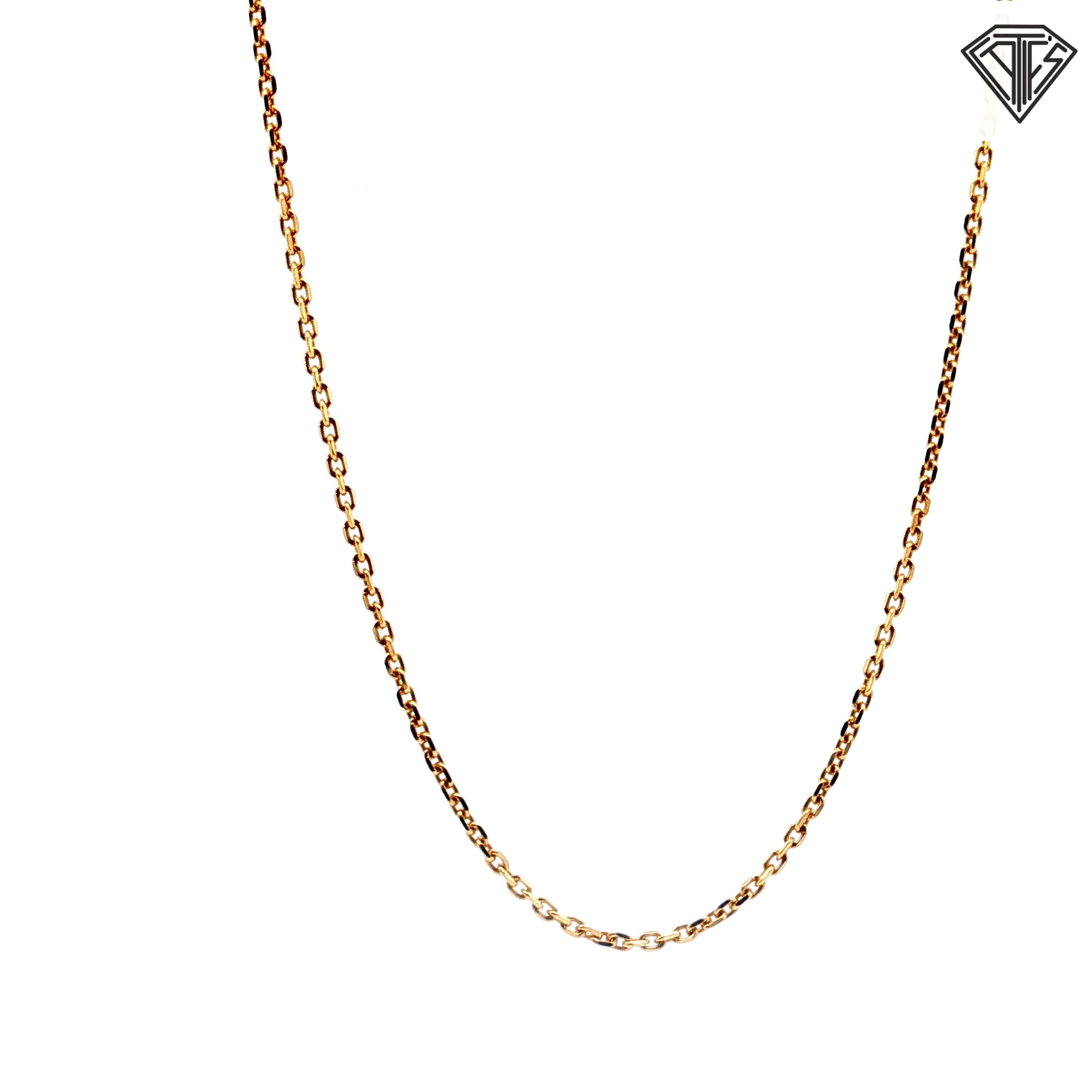 14k Yellow Gold Link Necklace 3.9 gram 16"inch
