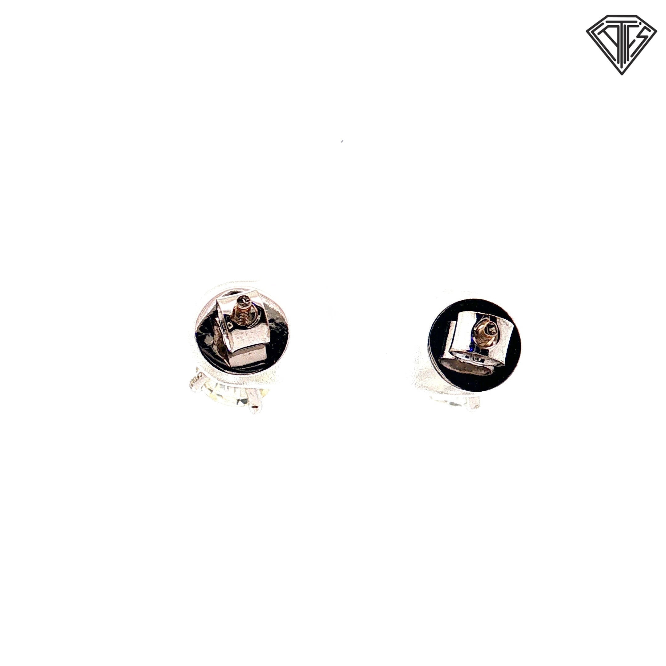 14k White Gold 2.02ct H/I VS2 / F/G SI1 Approx. Round Diamond Stud Earrings
