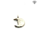 Platinum Moon Face Pendant 7.2 gram Design By Mene