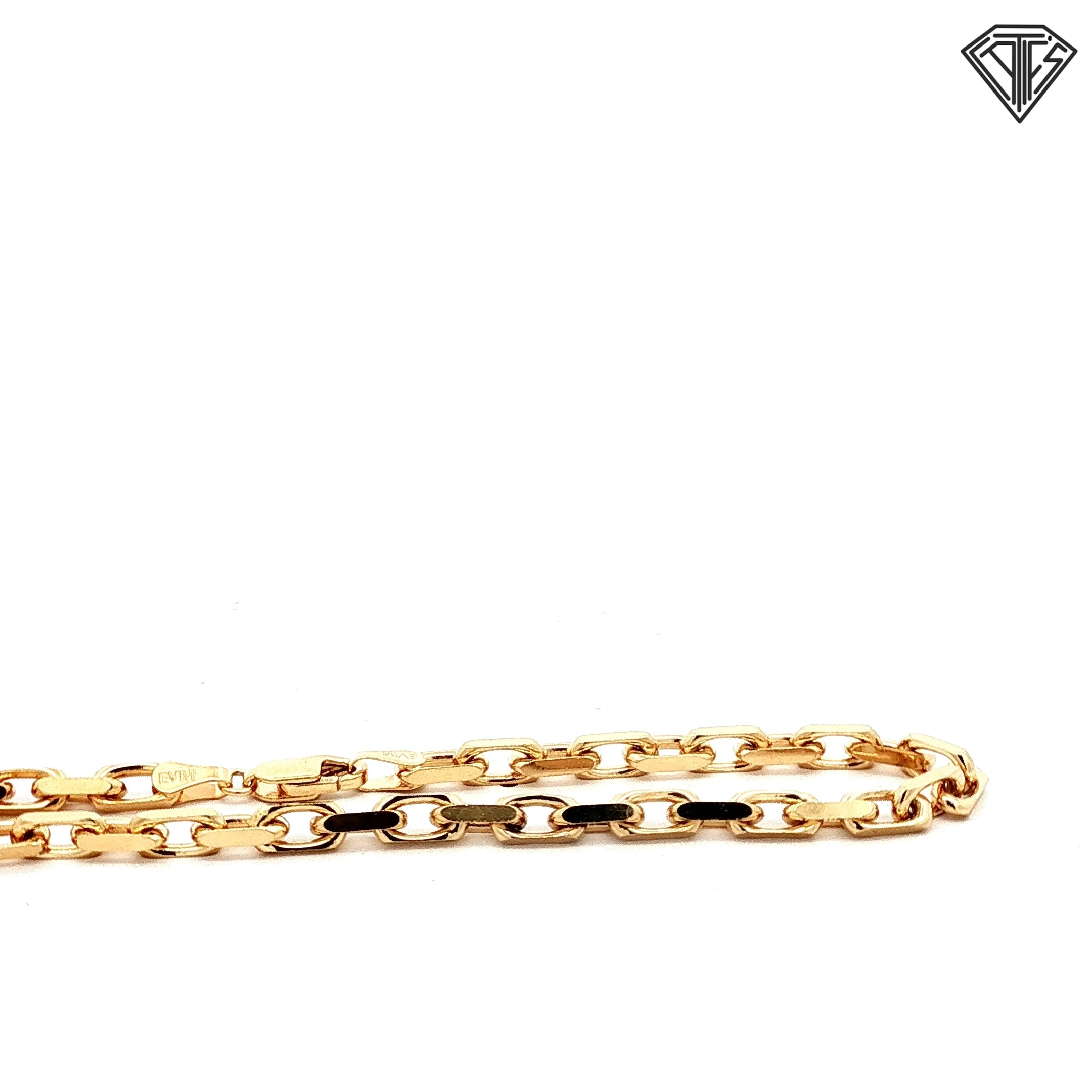 14k Yellow Gold Hermes Bracelet 7"inch 9.3 gram