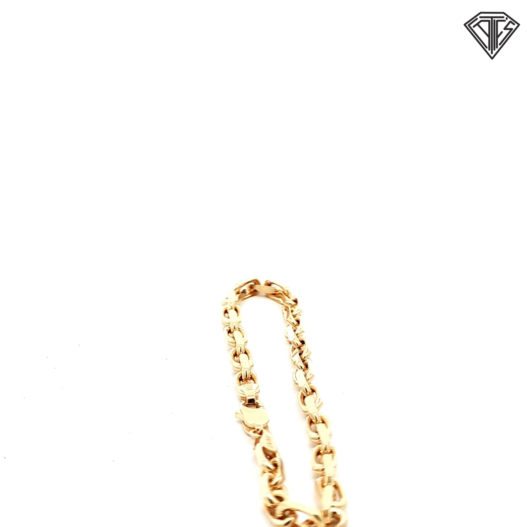 14k Yellow Gold Hermes Bracelet 7"inch 9.3 gram
