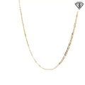14k Yellow Gold Figaro Necklace 3.6gram 2.33mm 18"inch