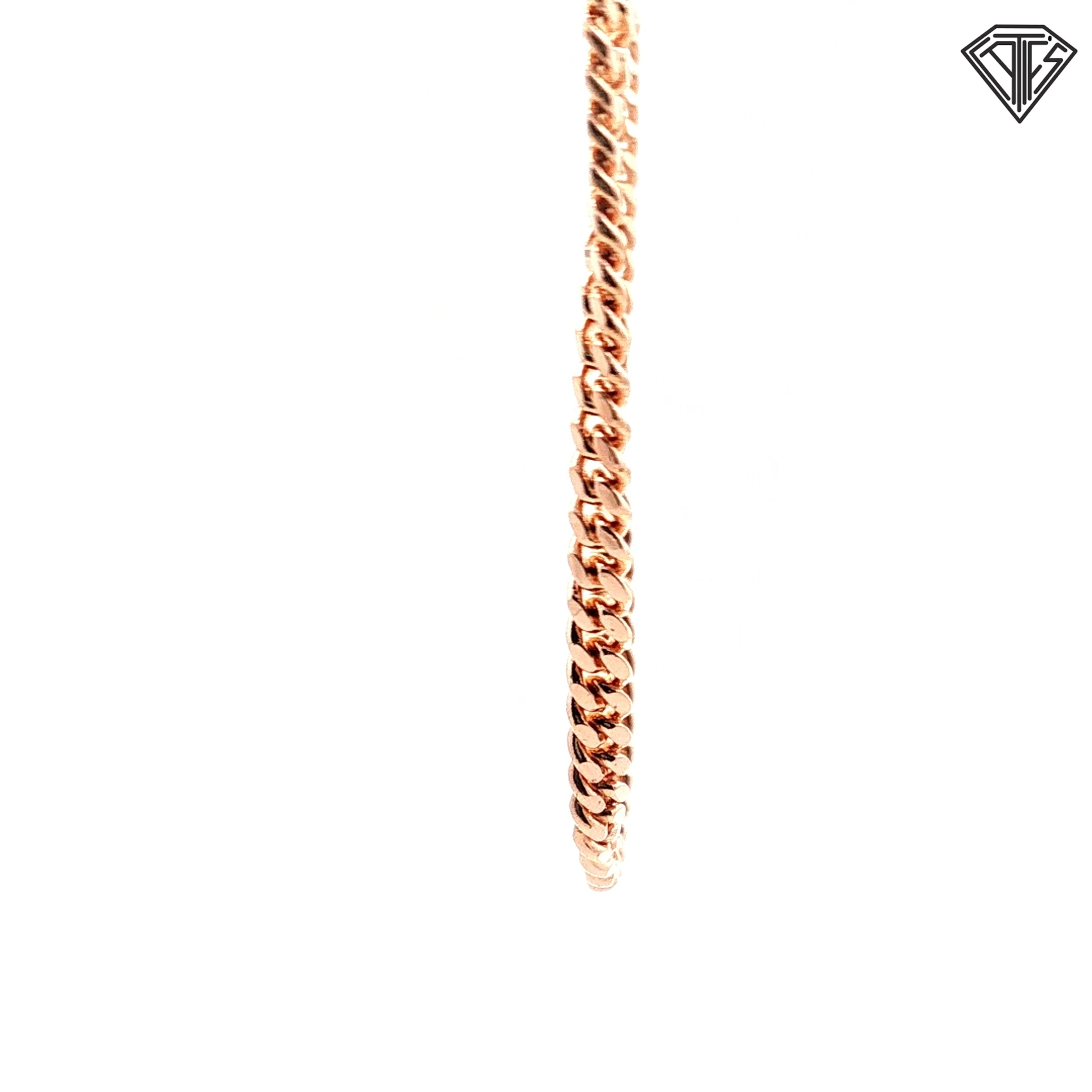 14k Rose Gold Cuban Link Necklace 23.3 gram 16"inch