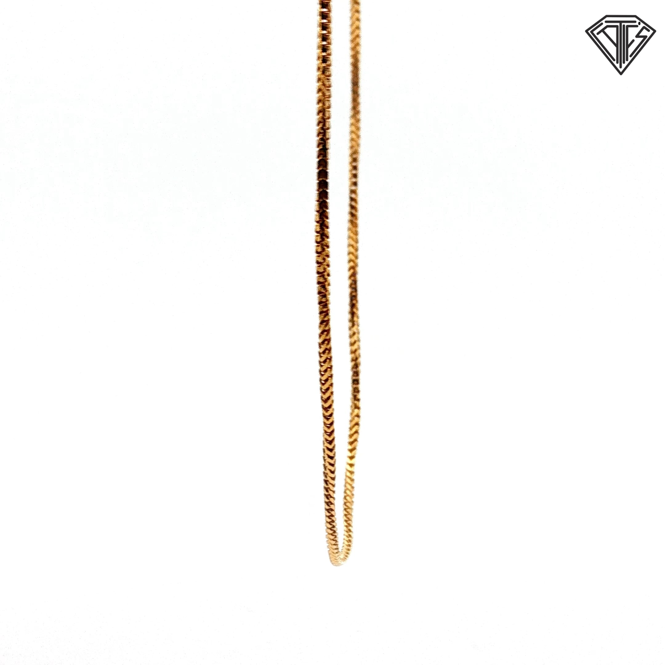 14k Yellow Gold Franco Necklace 24"inch 6.7 gram
