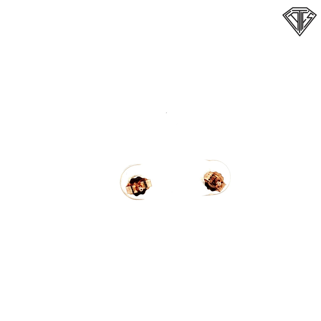 14k Yellow Gold .50ct G SI1 Round Diamond Stud Earrings