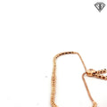 18k Rose Gold 2.00ct G VS2 Round Diamond Bolo Bracelet  7.9 gram