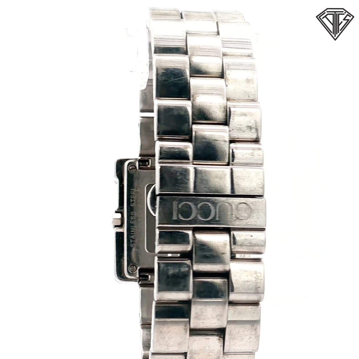 Pre-Loved Gucci  Signature G Series Link Bracelet Watch / 40mm/ Stainless Steel/ Gray Dial/ Quartz Movement