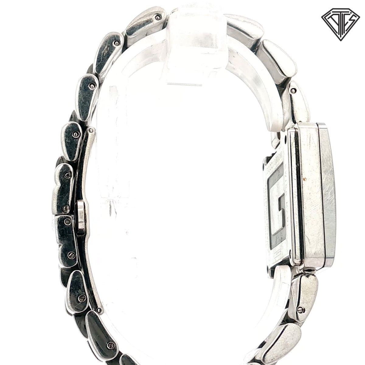 Pre-Loved Gucci  Signature G Series Link Bracelet Watch / 40mm/ Stainless Steel/ Gray Dial/ Quartz Movement