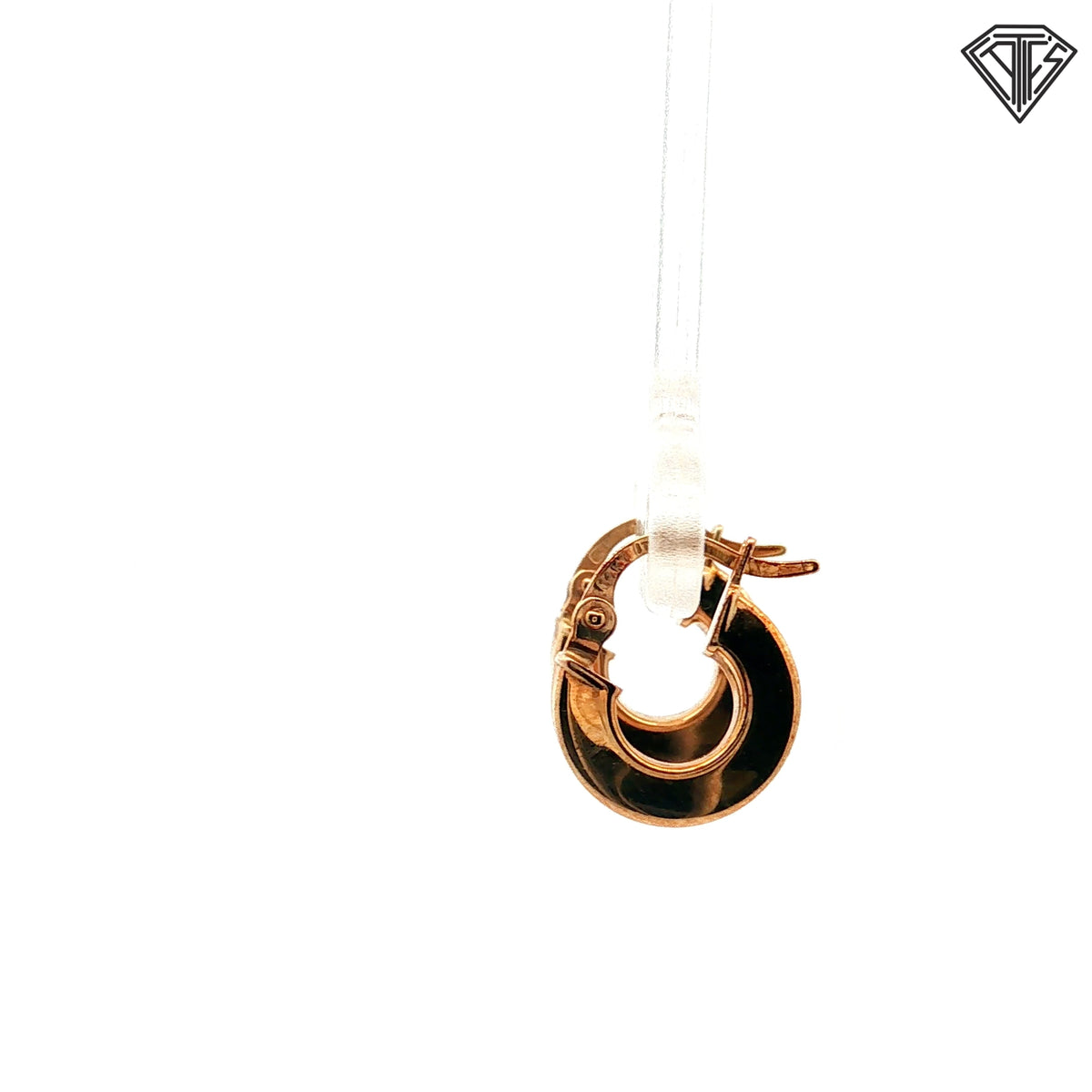 18k Yellow Gold Small Hoop Earring 1.2 gram