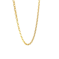 14K YELLOW GOLD 16.6 GRAM HAND-POLISHED LINK CHAIN