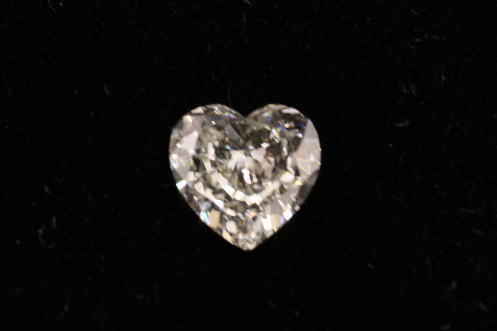GIA certified loose heart shaped diamond