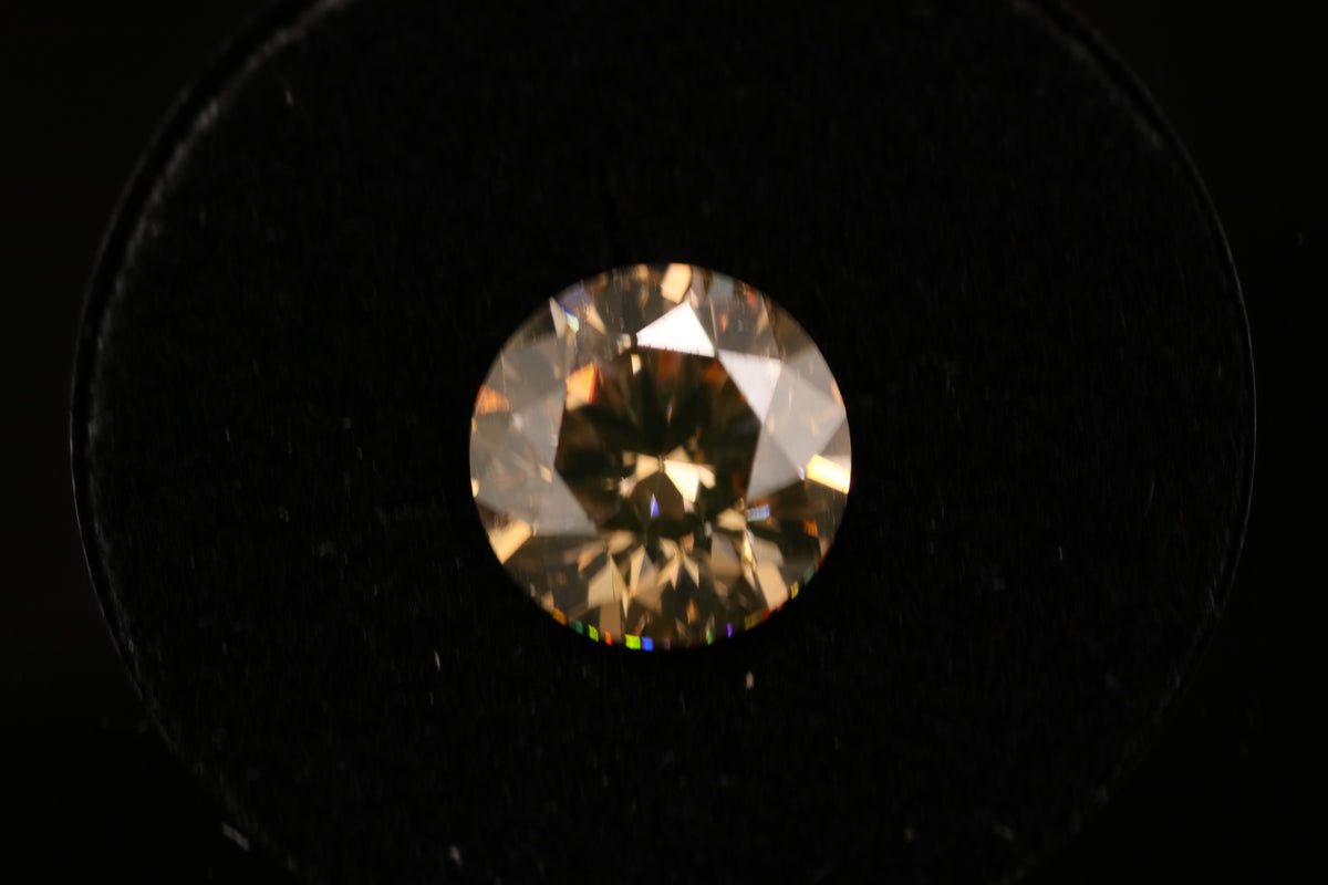 GIA Certified Round Brown Diamond