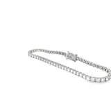 14k white gold 4.50ct G VS2 Round Diamond Tennis Bracelet