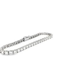 14k White Gold 8.80ct F VS2 Round Diamond Tennis Bracelet