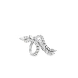 Ladies 18k White Gold Diamond Fashion Ring