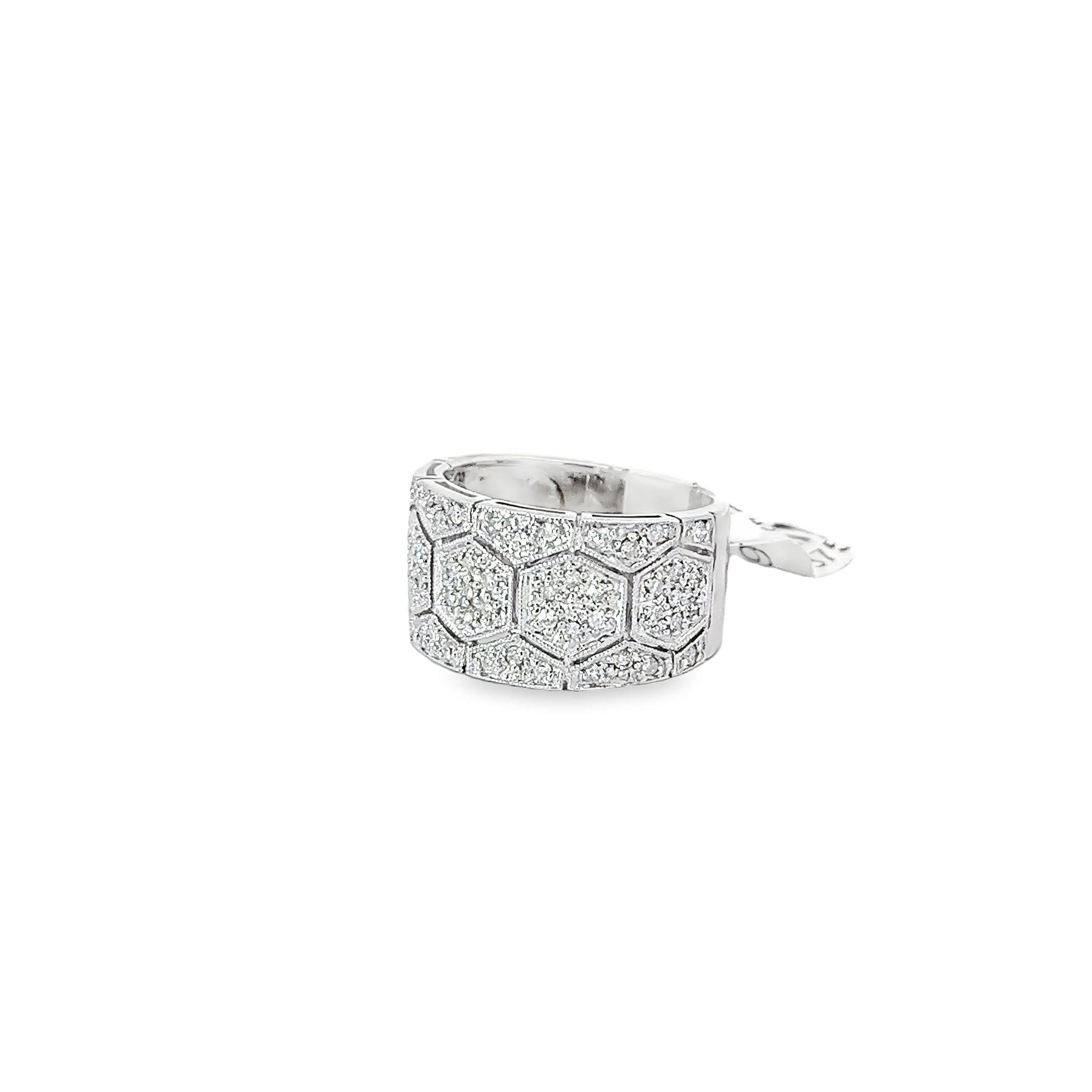 14k White Gold .75ct G VS2 Round Diamond Ring