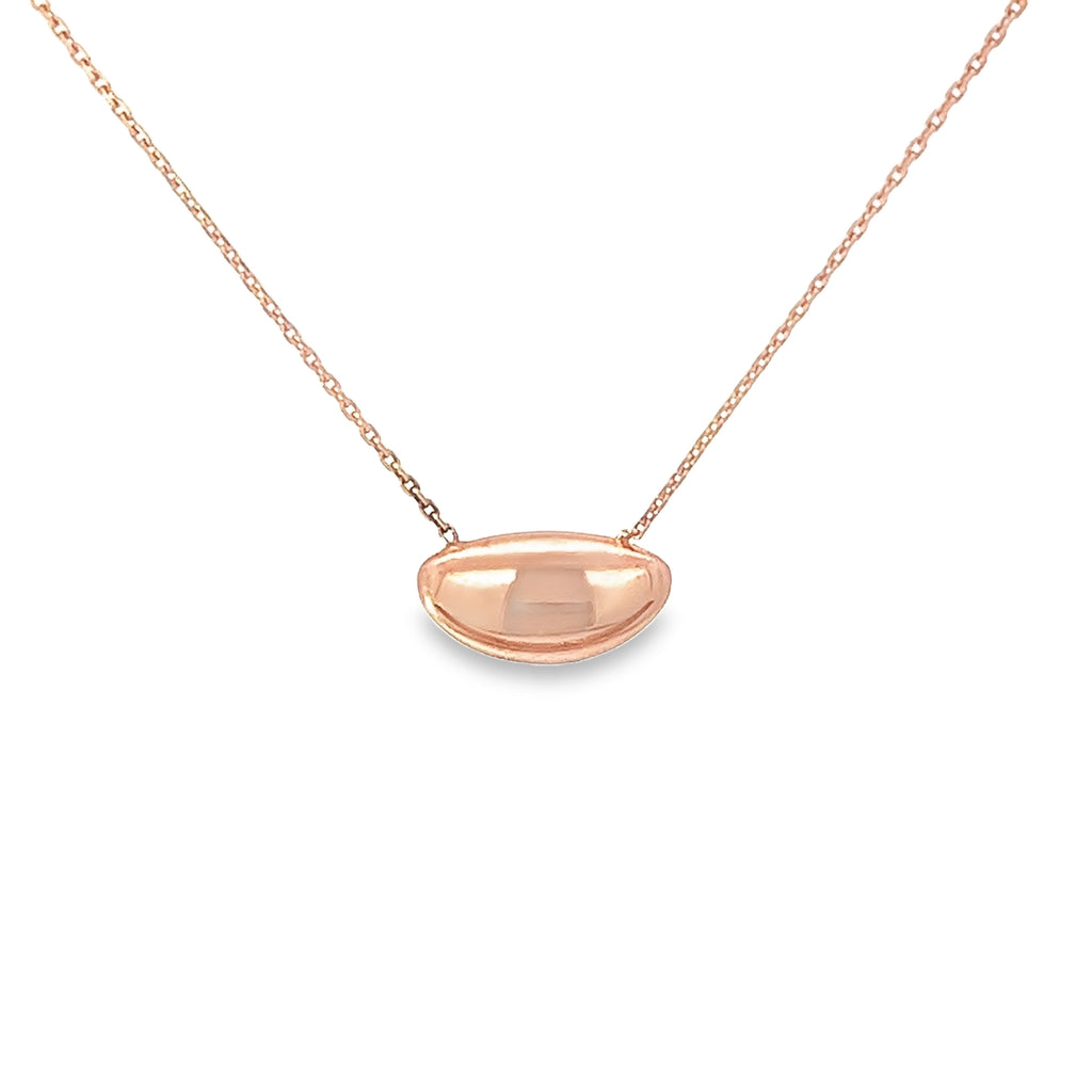 14k Rose Gold Magic Bean Necklace