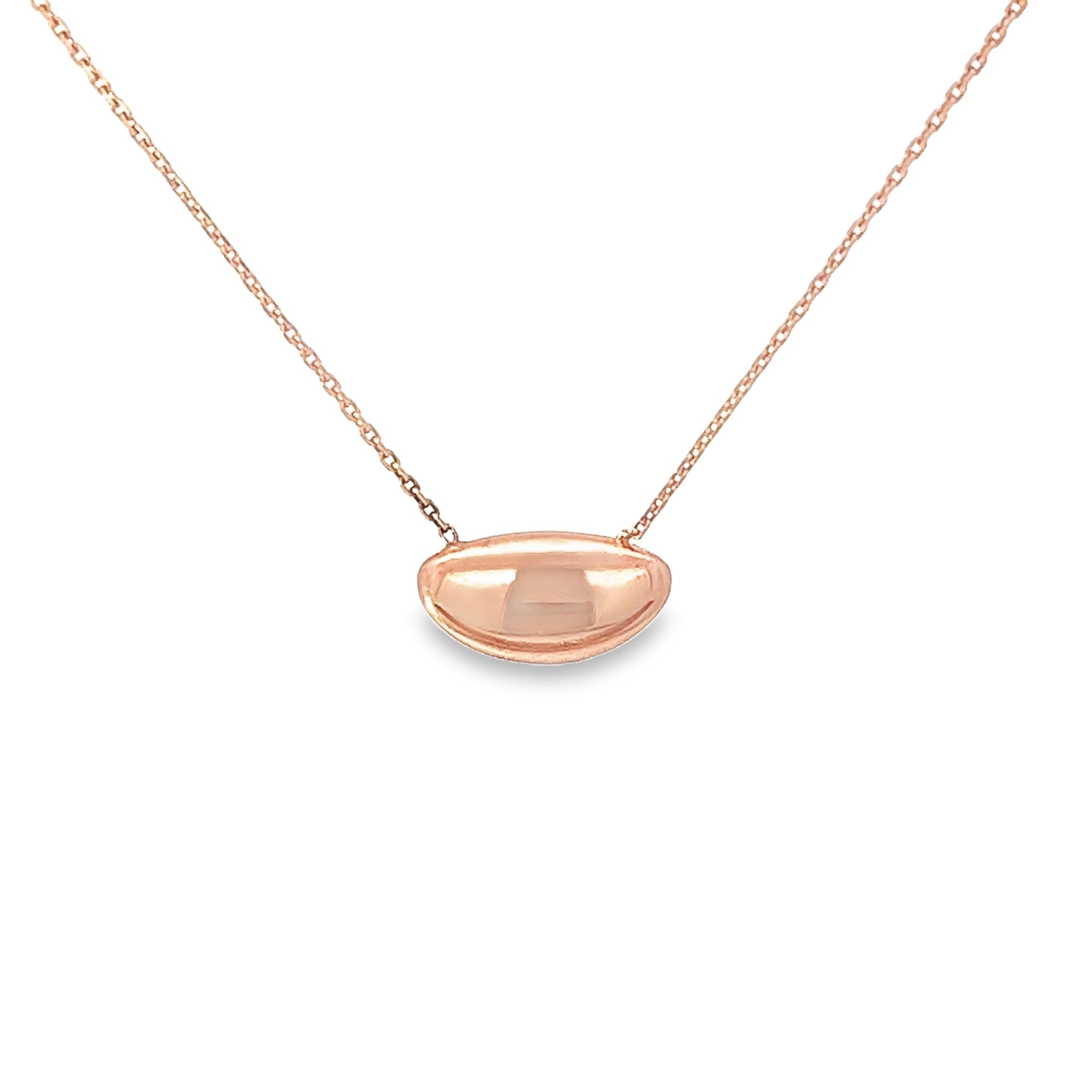 14k Rose Gold Magic Bean Necklace