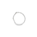 14K WHITE GOLD 5.60 GRAM CURB BRACELET