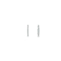 14K WHITE GOLD .35CT G SI1 DIAMOND HOOPS