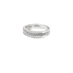 18k White Gold .25CT G VS2 Round  Diamond Marco Bicego Ring