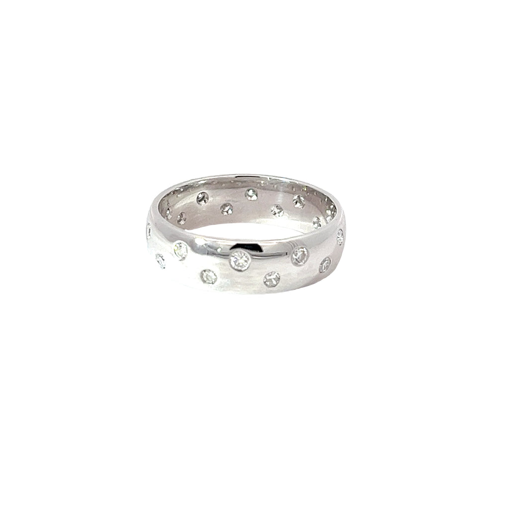 14k White Gold .40ct G VS2 Round Diamond Ring