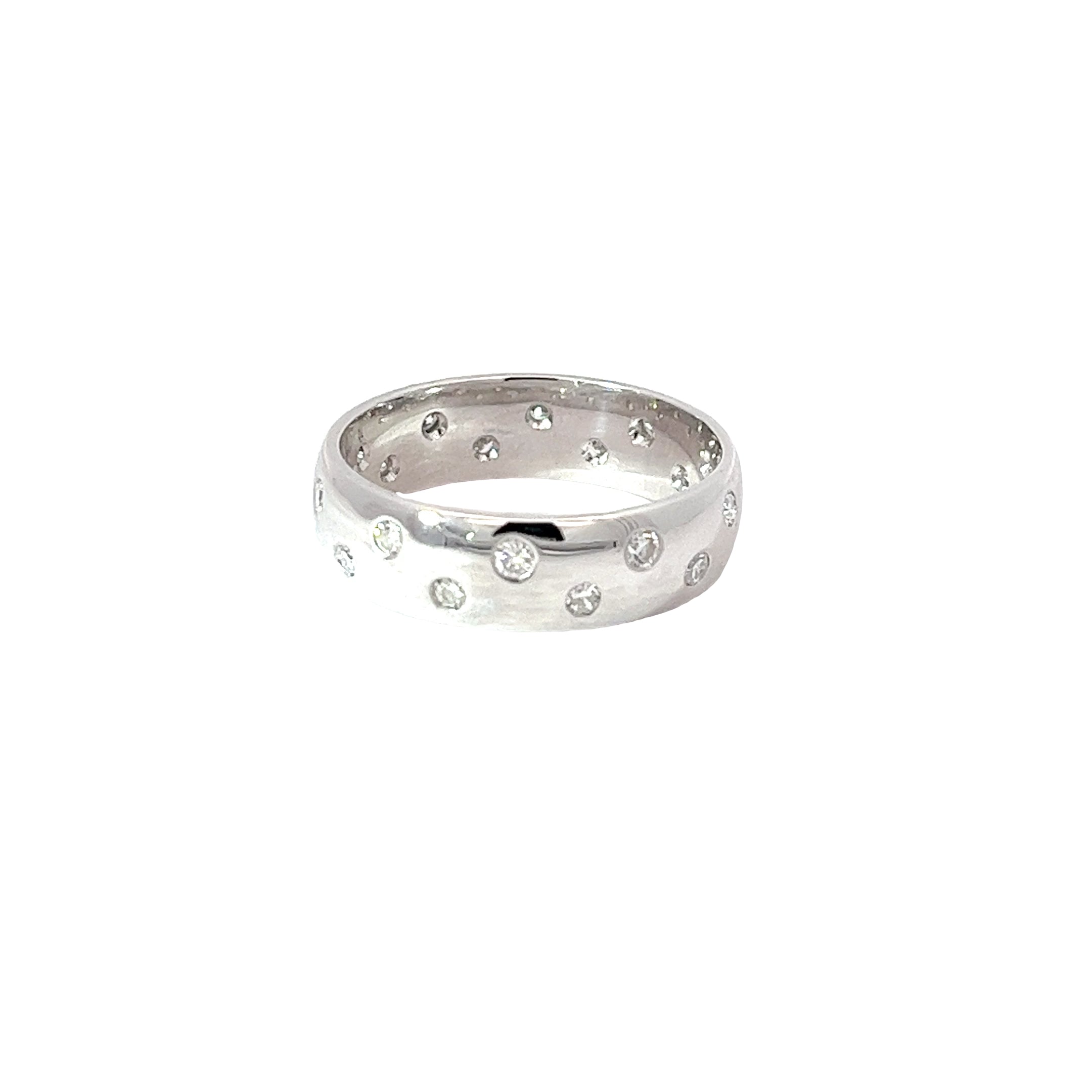 14k White Gold .40ct G VS2 Round Diamond Ring