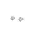 14k White Gold 2.03ct J SI2 Round Diamond stud earrings