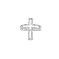 14k White  Gold .80ct G VS2 Round Diamond Fashion Ring