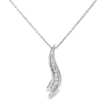 14k Rose Gold .50ct H SI2 Round Diamond Journey Necklace