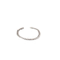 14K WHITE GOLD 5.30 GRAM CURB BRACELET