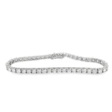 Ladies 14k white gold Diamond tennis bracelet