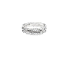 18k White Gold .25CT G VS2 Round  Diamond Marco Bicego Ring
