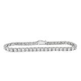 Ladies 14k White Gold Diamond Tennis Bracelet