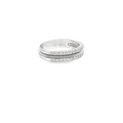 18k White Gold .25CT G VS2 Round  Diamond Marco Bicego Ring
