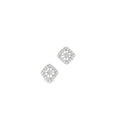 14k White Gold .66ct G VS2 Diamond Square Jacket Earrings