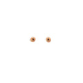 14k Rose Gold Pebble Stud Earrings
