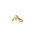 14k Yellow Gold High Heel Enamel Necklace