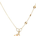 14k Yellow Gold Puffed Link Necklace 4.4 gram