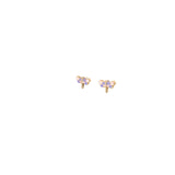 Baby 14k yellow gold Dragonfly Earrings