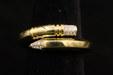 Load image into Gallery viewer, Ladies 18k yellow gold Expansion Bangle Bracelet and Ring