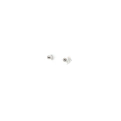 14k White Gold 3mm Ball Stud Earrings