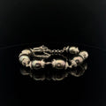 18k White Gold .50ct G VS2 Round Diamond and Tahitian Pearl Bracelet