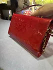 Louis Vuitton Vernis Ana Indian Rose Clutch Purse Pre Owned