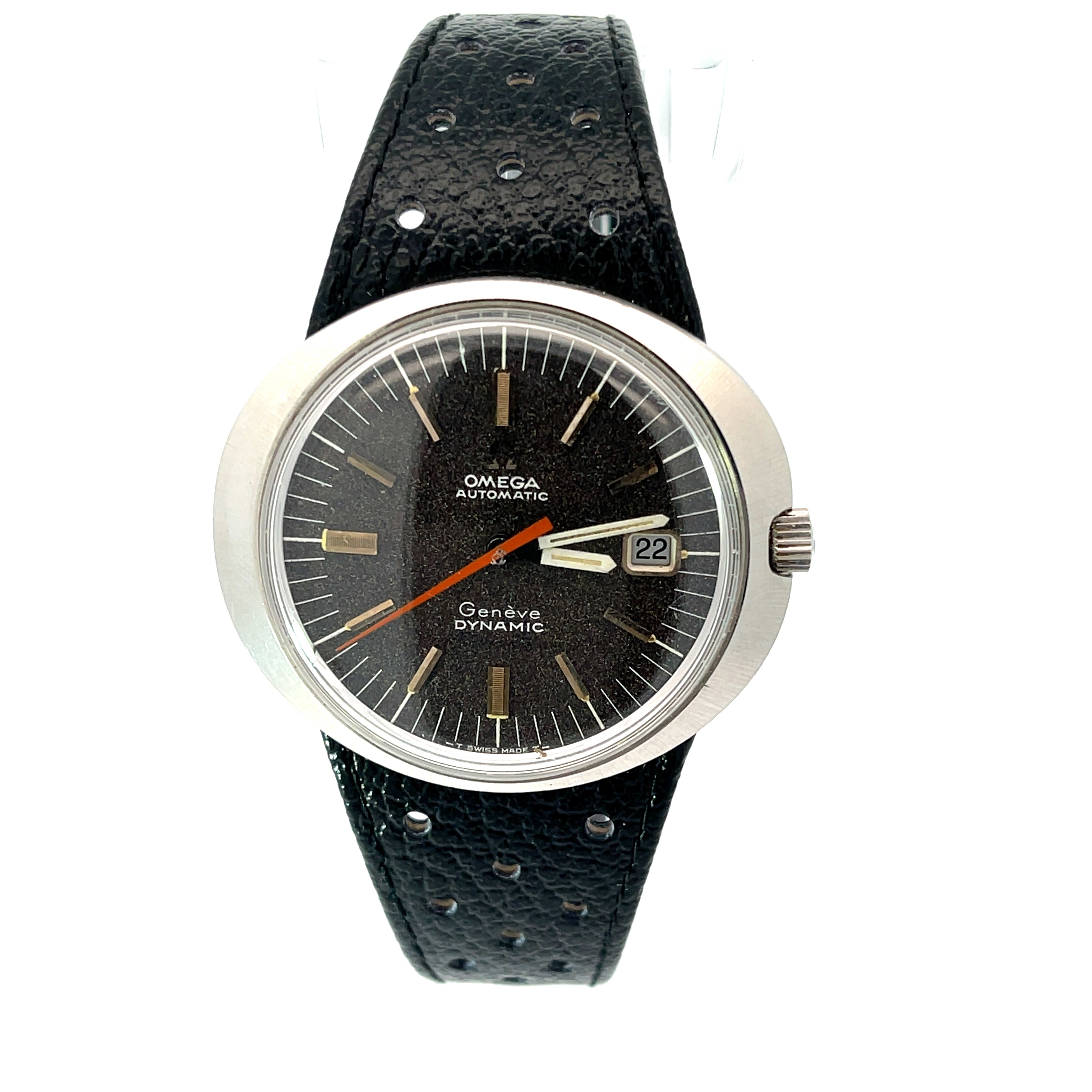 Pre-Owned Vintage Omega Geneva Dynamic Automatic with a Brown Dial Watch