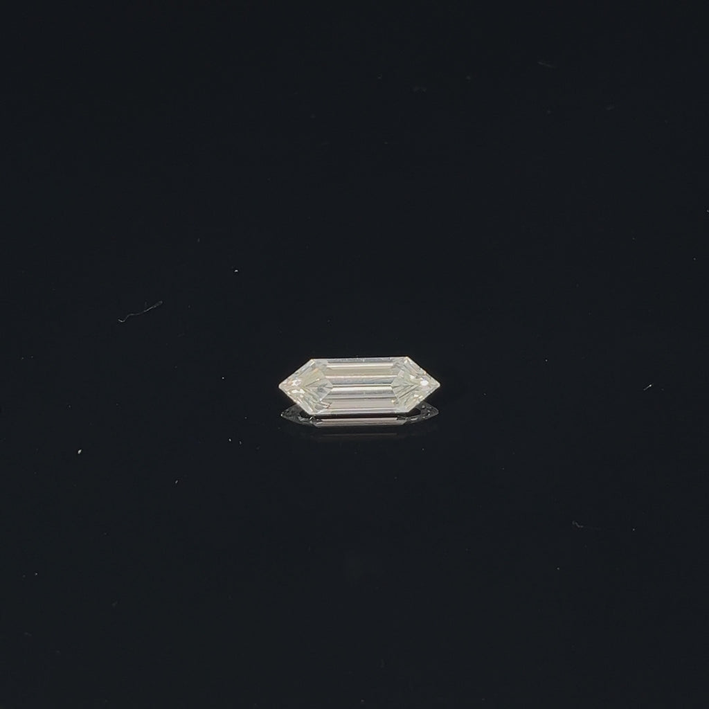 GIA Certified Hexagon Portrait Cut Diamond. Measuring 1.85cts is H in color VS2 in clarity.